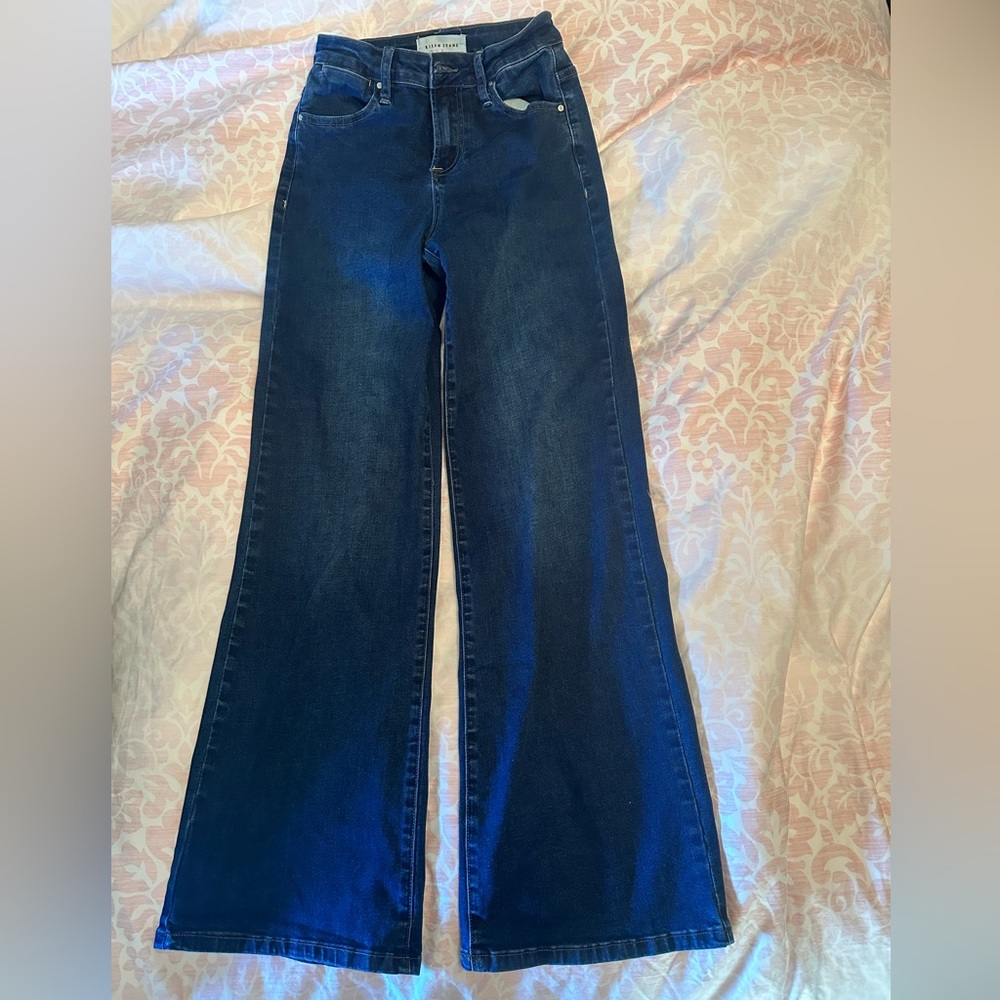 RISEN wide leg high waisted jeans